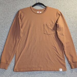 Best Made Co. Long Sleeve Pocket Tee Size XS in  Copper Brown Cotton